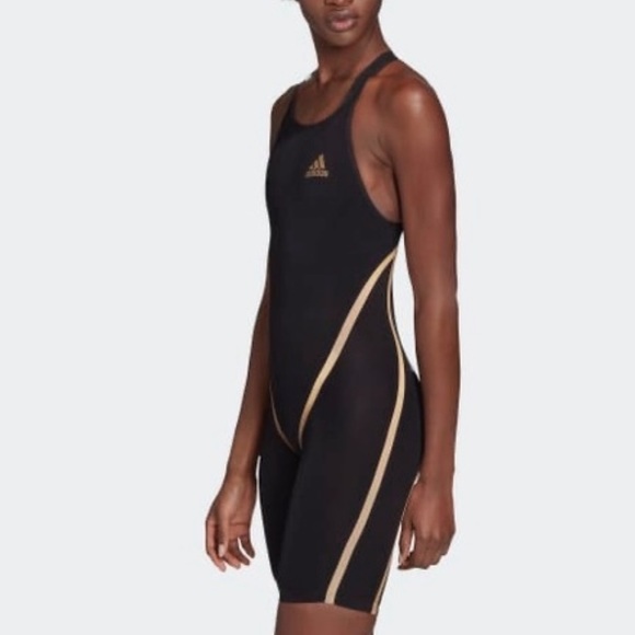 NWT Adidas Adizero Black and Rose Gold Tech Suit - Picture 6 of 7